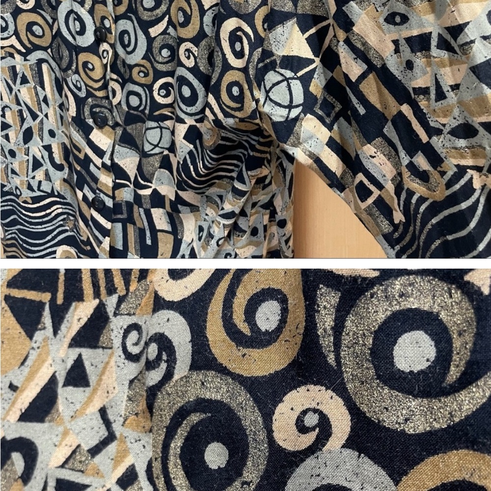 Vintage blouse. So cool. - Picture 3 of 5